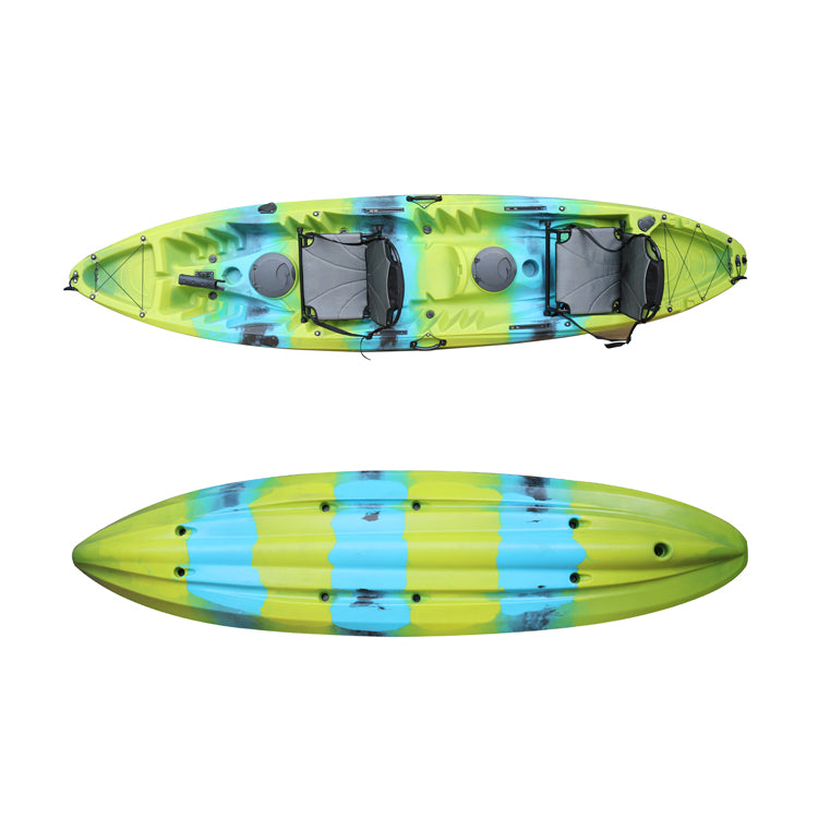 12ft Two Adults And One Kid Family Fishing Kayak-HAPPINESS II