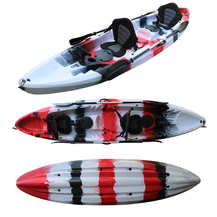 12ft Two Adults And One Kid Family Fishing Kayak-HAPPINESS