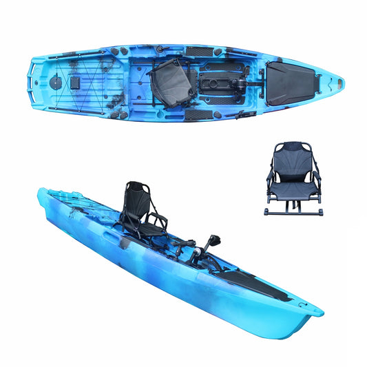 12.9ft Single Dual Purpose Pedal Kayak-HARMAN VK-40