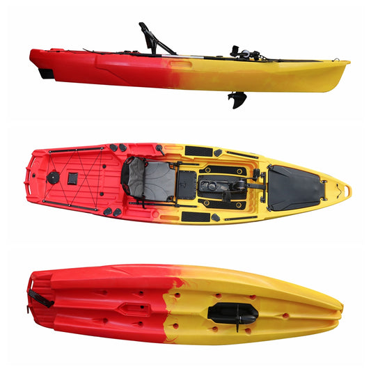 12.9ft Single Dual Purpose Pedal Kayak-HARMAN VK-40