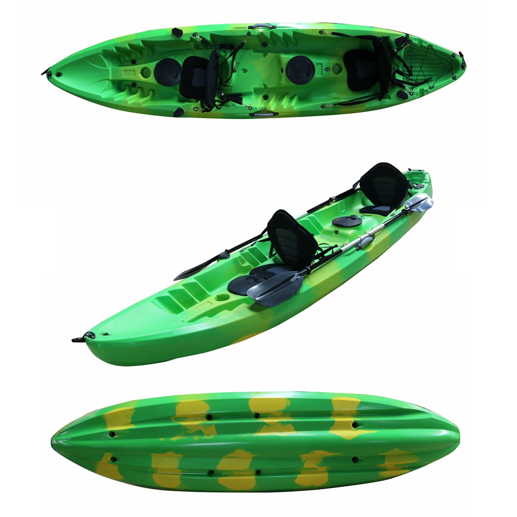12ft Two Adults And One Kid Family Fishing Kayak-HAPPINESS III