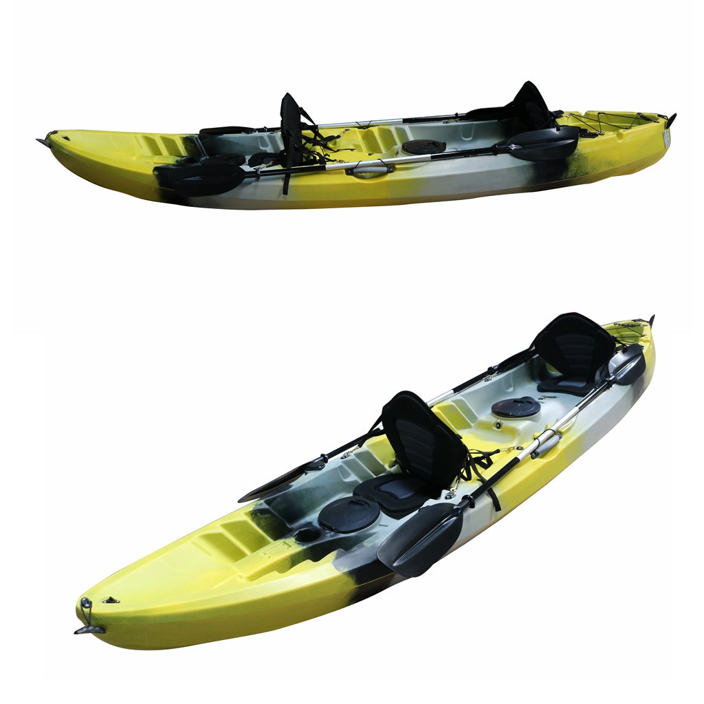 12ft Two Adults And One Kid Family Fishing Kayak-HAPPINESS III