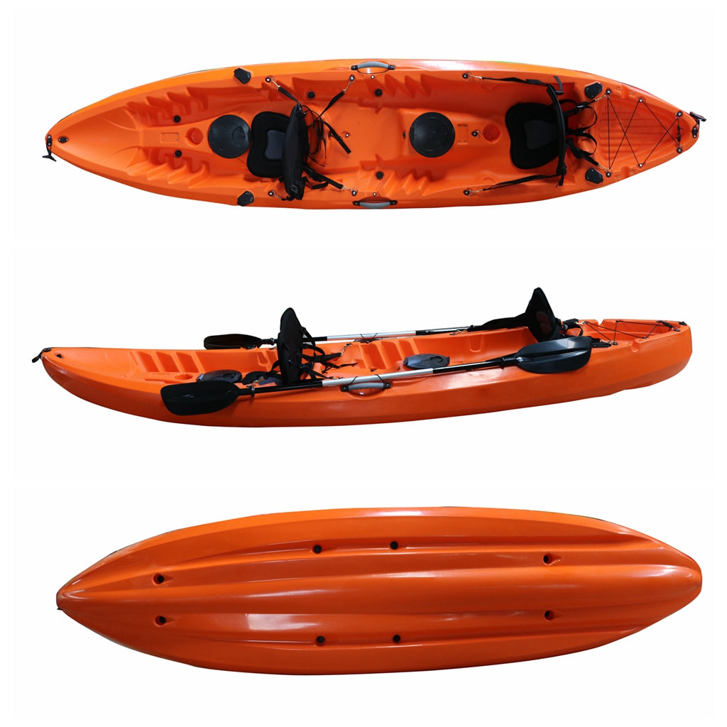 12ft Two Adults And One Kid Family Fishing Kayak-HAPPINESS III