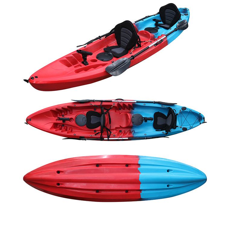 12ft Two Adults And One Kid Family Fishing Kayak-HAPPINESS