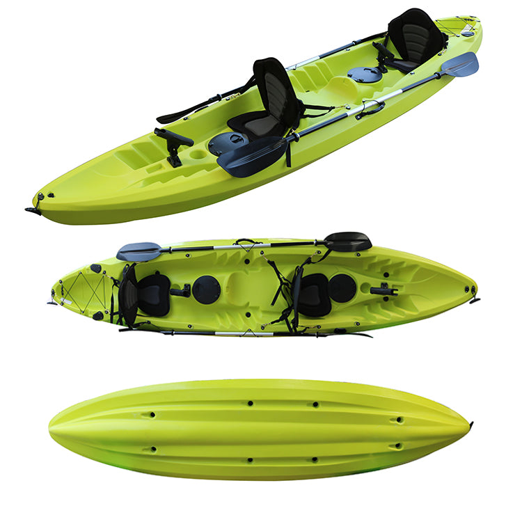 12ft Two Adults And One Kid Family Fishing Kayak-HAPPINESS