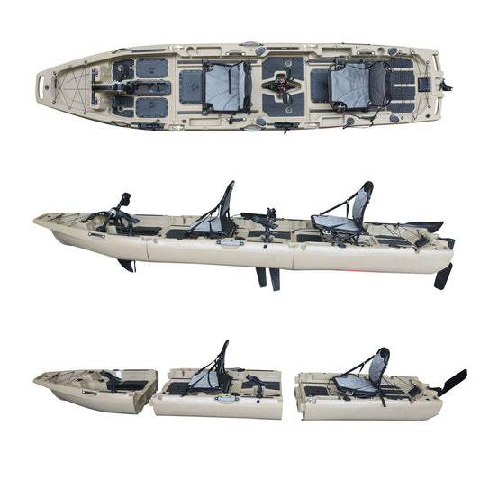13.8ft Single/Double Modular Kayak-CROON II VK-38 II